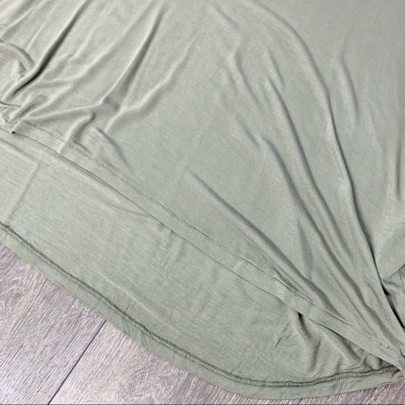 Aritzia Wilfred Cropped T-shirt Army Green Size XS - Picture 7 of 11